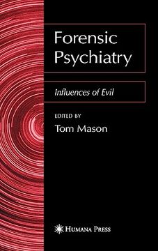 portada forensic psychiatry: influences of evil (in English)
