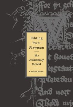 portada Editing Piers Plowman Hardback: The Evolution of the Text (Cambridge Studies in Medieval Literature) (en Inglés)