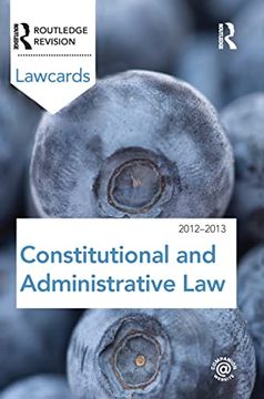 portada Constitutional and Administrative Lawcards 2012-2013 (en Inglés)