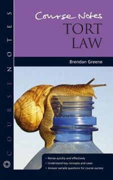 portada Course Notes: Tort Law (in English)