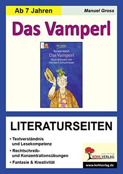 portada Das Vamperl / Literaturseiten: Arbeitsblätter zur kapitelweisen Aufarbeitung der Lektüre (in German)