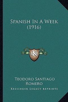 portada spanish in a week (1916)