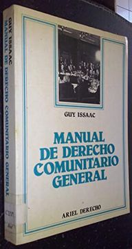portada Manual de Derecho Comunitario General.