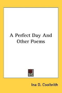 portada a perfect day and other poems (en Inglés)