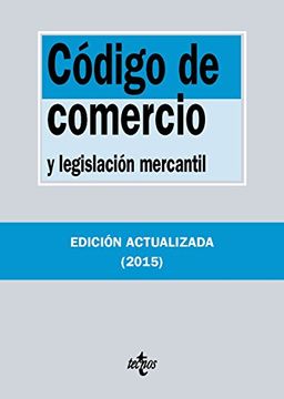 portada Código De Comercio Y Legislación Mercantil (Derecho - Biblioteca De Textos Legales)