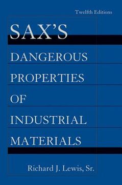 portada sax`s dangerous properties of industrial materials