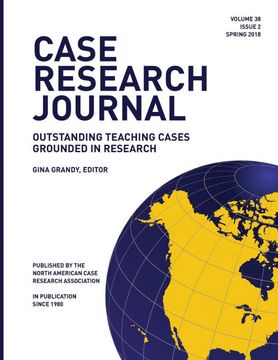 portada Case Research Journal, 38(2): Outstanding Teaching Cases Grounded in Research (in English)