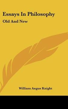 portada essays in philosophy: old and new (en Inglés)
