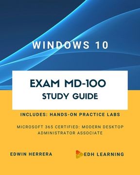 portada Windows 10 Exam MD-100 Study Guide (en Inglés)