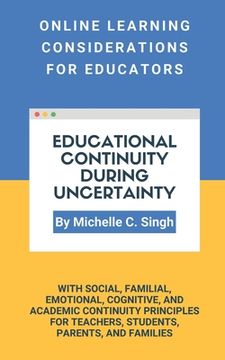portada Educational Continuity During Uncertainty: Online Learning Considerations for Educators