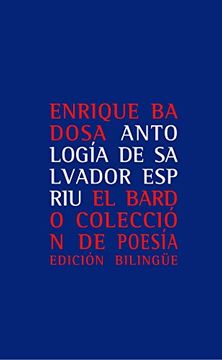 portada Antología de Salvador Espriu (el Bardo, Colección de Poesía) 