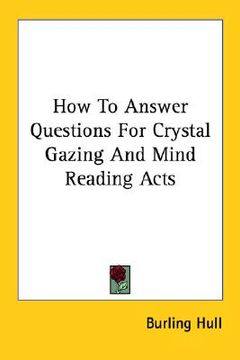 portada how to answer questions for crystal gazing and mind reading acts