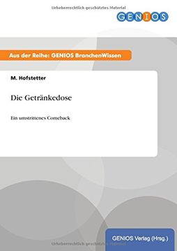 portada Die Getrnkedose ein Umstrittenes Comeback (en Alemán)