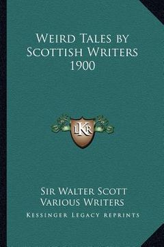 portada weird tales by scottish writers 1900 (en Inglés)