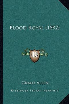 portada blood royal (1892) (en Inglés)