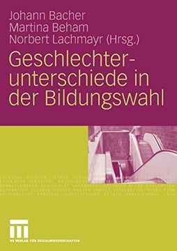 portada Geschlechterunterschiede in der Bildungswahl (in German)