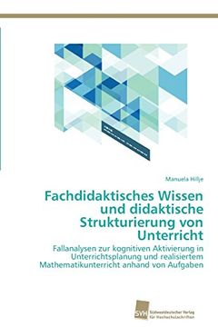 portada Fachdidaktisches Wissen und didaktische Strukturierung von Unterricht