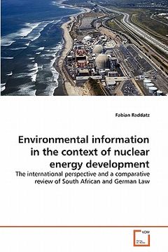 portada environmental information in the context of nuclear energy development (en Inglés)