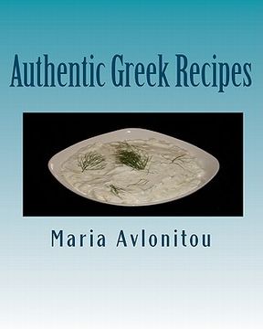 portada authentic greek recipes (en Inglés)