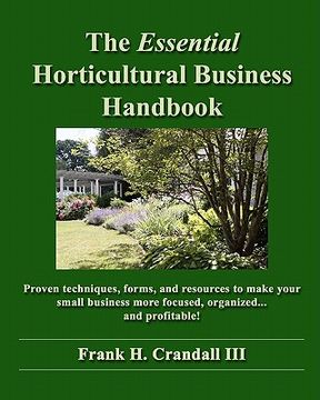 portada the essential horticultural business handbook (in English)