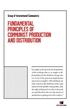 portada Fundamental Principles of Communist Production and Distribution (in English)