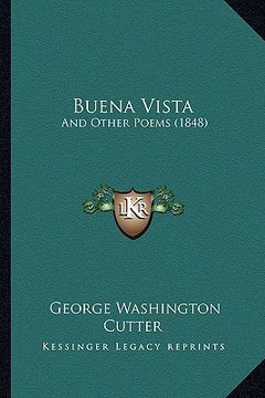 portada buena vista: and other poems (1848) (en Inglés)