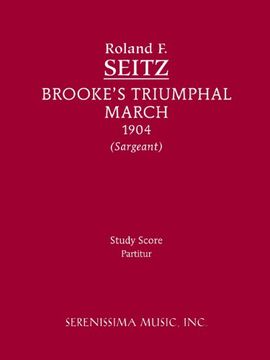 portada Brooke's Triumphal March: Study Score