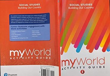 portada Social Studies my World Activity Guide Grade 5 (en Inglés)