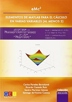 portada Emc2 Elementos de Matlab Para el Cálculo en Varias Variables (Educacion)