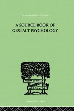 portada A Source Book of Gestalt Psychology (en Inglés)