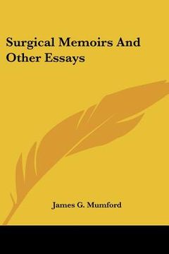 portada surgical memoirs and other essays