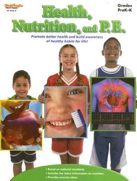 portada health, nutrition, and p.e.: grades prek-k