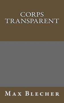 portada Corps transparent (Litterature roumaine traduite) (Volume 10) (French Edition)