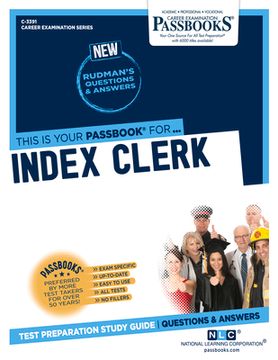 portada Index Clerk (C-3391): Passbooks Study Guide Volume 3391