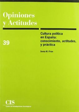 portada Cultura Política en España: Conocimiento, Actitudes y Práctica (in Spanish)