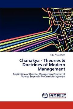 portada chanakya - theories & doctrines of modern management (in English)