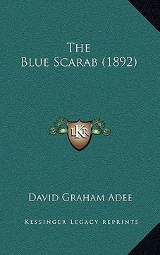 portada the blue scarab (1892) (en Inglés)