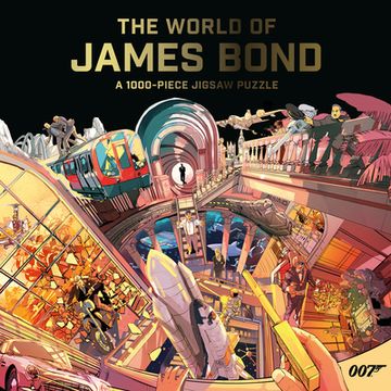 portada The World of James Bond 1000 Piece Jigsaw Puzzle (en Inglés)
