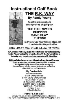 portada instructional golf book: the r.k. way (en Inglés)