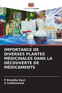 portada Importance de Diverses Plantes Médicinales Dans La Découverte de Médicaments (in French)