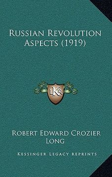 portada russian revolution aspects (1919) (en Inglés)