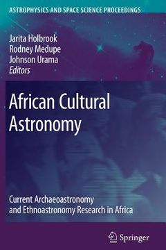 portada african cultural astronomy: current archaeoastronomy and ethnoastronomy research in africa (in English)