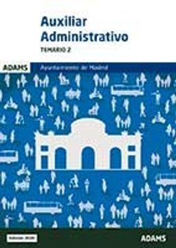 portada Temario 2 Auxiliares Administrativos del Ayuntamiento de Madrid (in Spanish)