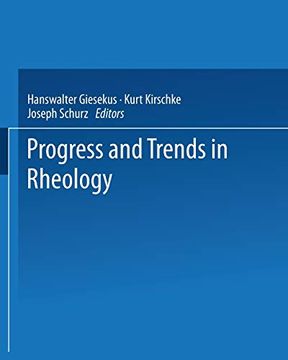 portada Progress and Trends in Rheology: Proceedings of the First Conference of European Rheologists Graz (en Alemán)