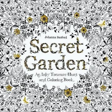 portada Secret Garden: An Inky Treasure Hunt and Coloring Book (en Inglés)