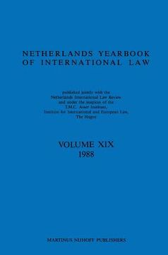 portada netherlands yearbook of international law, 1988 (en Inglés)