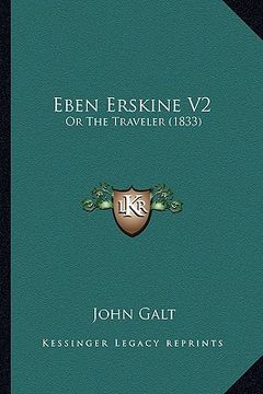 portada eben erskine v2: or the traveler (1833) (en Inglés)