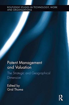 portada Patent Management and Valuation: The Strategic and Geographical Dimension (in English)