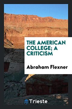 portada The American college; a criticism