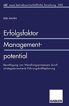portada Erfolgsfaktor Managementpotential: Bewältigung von Wandlungsprozessen Durch Strategieorientierte Führungskräfteplanung (en Alemán)